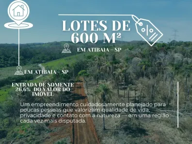 Lote/Terreno à venda, 600m² no Jardim Brasil, Atibaia