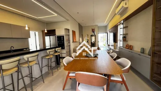 Casa de Condomínio com 3 Quartos à venda, 198m² no Vila Santista, Atibaia