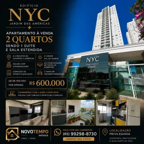 Apartamento com 2 Quartos à venda, 79m² no Jardim das Américas, Cuiabá