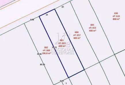 Lote/Terreno à venda, 400m² no Vila Valparaíso, Santo André