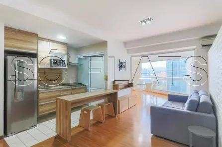 Flat com 1 Quarto à venda, 50m² no Cidade Monções, São Paulo