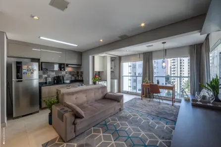 Apartamento com 1 Quarto à venda, 43m² no Santo Amaro, São Paulo