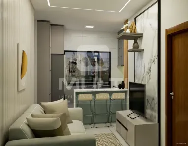 Apartamento com 2 Quartos à venda, 55m² no Tibery, Uberlândia