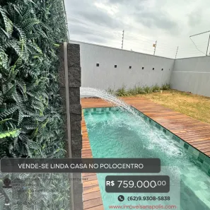 Casa com 3 Quartos à venda, 142m² no Polocentro 1ª Etapa, Anápolis
