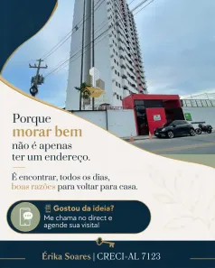 Apartamento com 3 Quartos para alugar, 63m² no São Jorge, Maceió