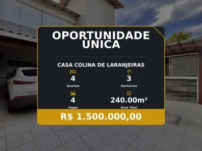 Casa com 4 Quartos à venda, 240m² no Colina de Laranjeiras, Serra