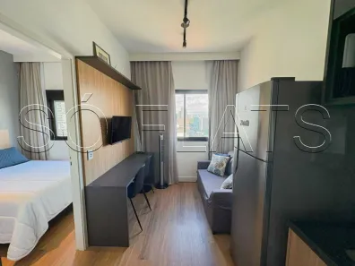 Apartamento com 1 Quarto para alugar, 24m² no Pinheiros, São Paulo