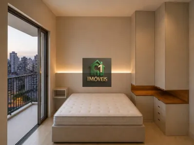 Apartamento com 1 Quarto para alugar, 26m² no Moema, São Paulo