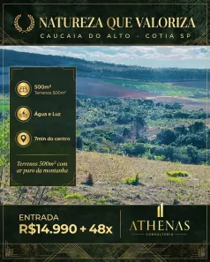 Lote/Terreno à venda, 500m² no Centro (Caucaia do Alto), Cotia