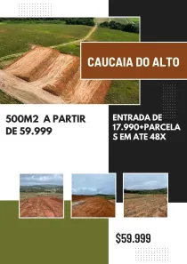 Lote/Terreno à venda, 500m² no Altos de Caucaia (Caucaia do Alto), Cotia