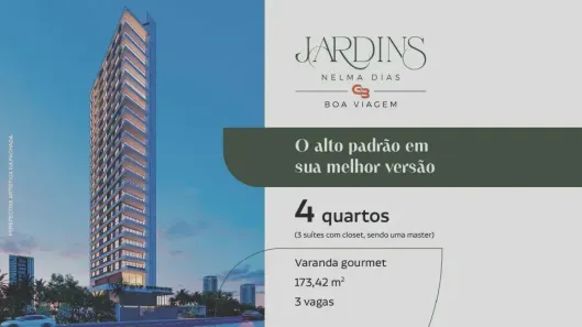 Apartamento com 4 Quartos à venda, 173m² no Boa Viagem, Recife