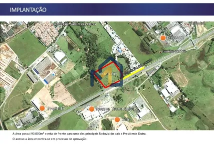 à venda, 90000m² no Eugênio de Melo, São José dos Campos