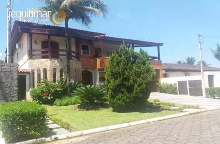 Casa de Condomínio com 5 Quartos para venda ou aluguel, 440m² no Jardim Acapulco, Guarujá