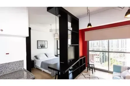 Apartamento com 1 Quarto para alugar, 28m² no Vila Nova Conceição, São Paulo