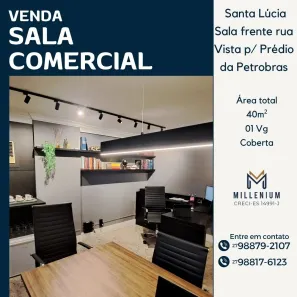 Sala Comercial à venda, 35m² no Santa Lúcia, Vitória