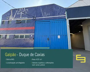 Galpão/Depósito/Armazém para alugar, 420m² no Jardim das Alterosas - 2ª Seção, Betim