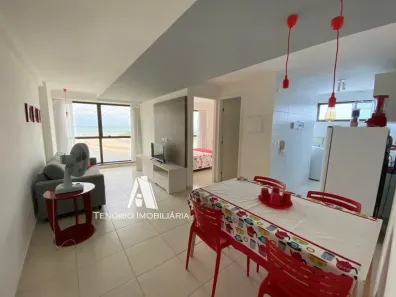 Apartamento com 1 Quarto para venda ou aluguel, 40m² no Barra de Jangada, Jaboatão dos Guararapes