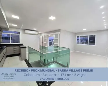 Cobertura com 3 Quartos à venda, 175m² no Recreio dos Bandeirantes, Rio de Janeiro