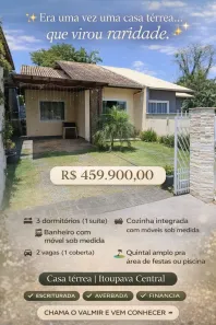 Casa com 3 Quartos à venda, 85m² no Itoupava Central, Blumenau