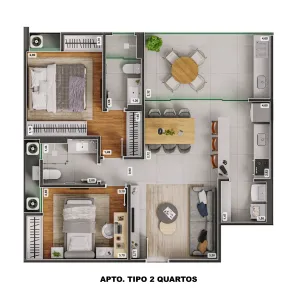 Apartamento com 2 Quartos à venda, 75m² no Bom Pastor, Juiz de Fora