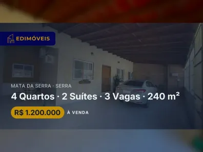 Casa com 4 Quartos à venda, 240m² no Mata da Serra, Serra