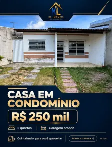 Casa de Condomínio com 2 Quartos à venda, 118m² no Cidade Universitária, Maceió