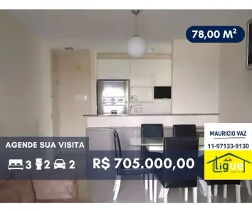 Apartamento com 3 Quartos à venda, 78m² no Jaguaré, São Paulo