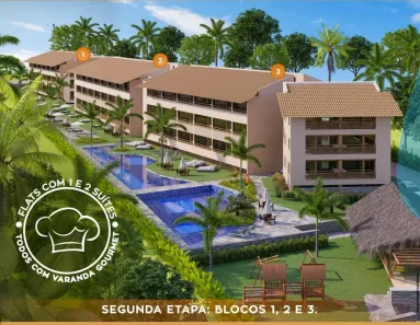 Flat com 1 Quarto à venda, 41m² no Tamandaré, Tamandaré