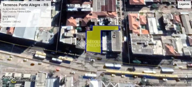 Lote/Terreno à venda, 834m² no Passo da Areia, Porto Alegre