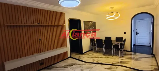Apartamento com 3 Quartos para alugar, 86m² no Ponte Grande, Guarulhos