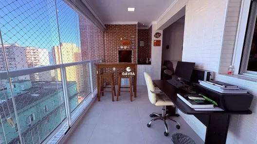 Apartamento com 3 Quartos para alugar, 101m² no José Menino, Santos