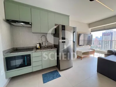 Apartamento com 2 Quartos para alugar, 43m² no Santo Amaro, São Paulo