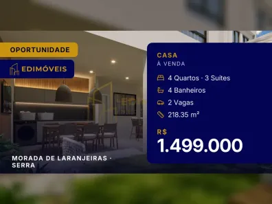 Casa com 4 Quartos à venda, 218m² no Morada de Laranjeiras, Serra