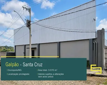 Galpão/Depósito/Armazém para alugar, 3070m² no Santo Antônio dos Campos, Divinópolis