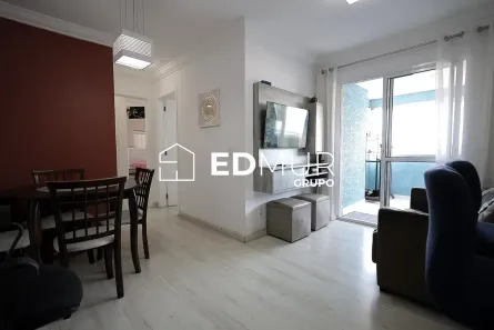 Apartamento com 2 Quartos à venda, 60m² no Vila Valparaíso, Santo André