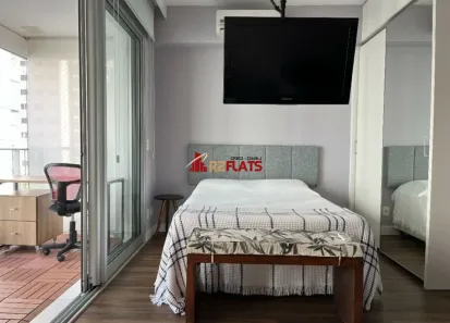 Flat com 1 Quarto para alugar, 31m² no Brooklin Paulista, São Paulo