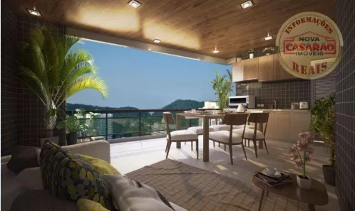 Apartamento com 3 Quartos à venda, 132m² no Canto do Forte, Praia Grande