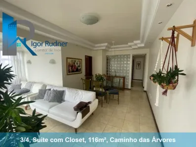Apartamento com 3 Quartos à venda, 116m² no Caminho das Árvores, Salvador