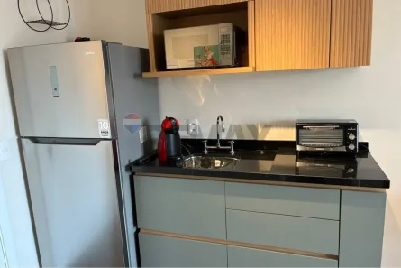 Apartamento com 1 Quarto para alugar, 27m² no Moema, São Paulo