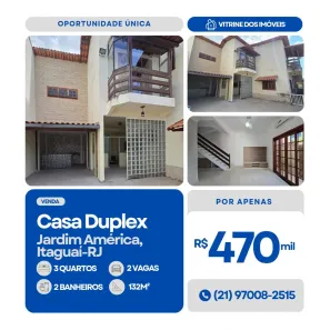 Casa com 3 Quartos à venda, 132m² no Jardim América, Itaguaí