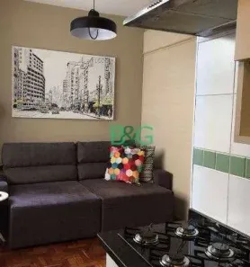 Apartamento com 1 Quarto à venda, 45m² no República, São Paulo
