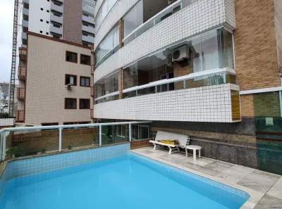 Apartamento com 1 Quarto para alugar, 50m² no Canto do Forte, Praia Grande