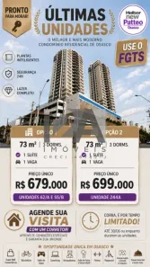 Apartamento com 3 Quartos à venda, 74m² no Bela Vista, Osasco