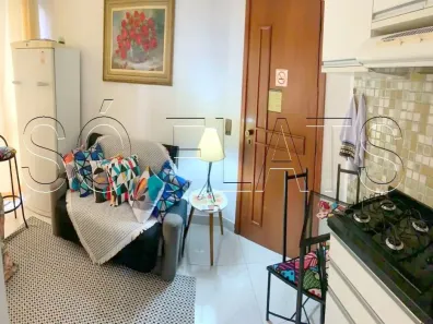 Flat com 1 Quarto à venda, 34m² no Paraíso do Morumbi, São Paulo