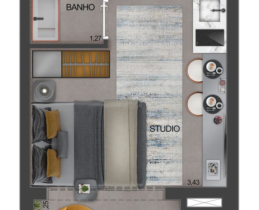 MOVI CAMPO BELO - APARTAMENTOS no Cidade Monções, São Paulo