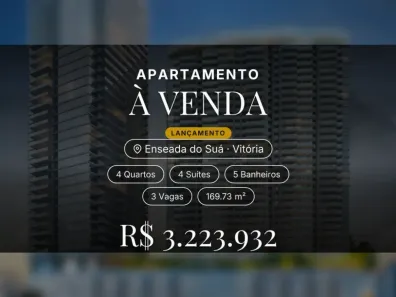 Apartamento com 4 Quartos à venda, 169m² no Enseada do Suá, Vitória