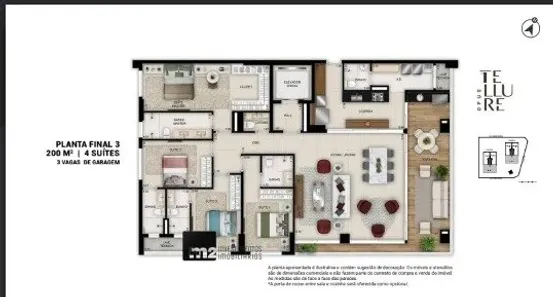 Apartamento com 3 Quartos à venda, 199m² no Serrinha, Goiânia