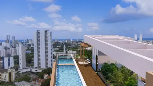 Apartamento com 1 Quarto à venda, 28m² no Soledade, Recife