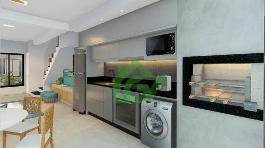 Casa de Condomínio com 2 Quartos à venda, 77m² no Capricórnio II, Caraguatatuba