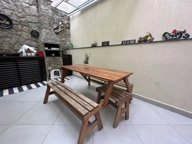 Sobrado com 4 Quartos à venda, 208m² no Parque das Nações, Santo André